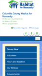Mobile Screenshot of habitatcolumbiacounty.org